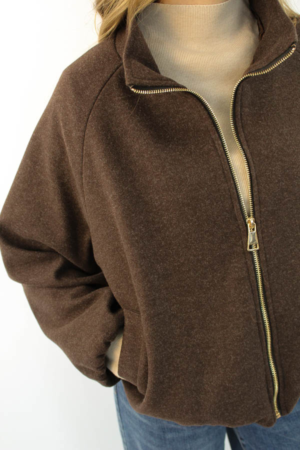 Bomber jas bruin | Linde  - Afbeelding 3