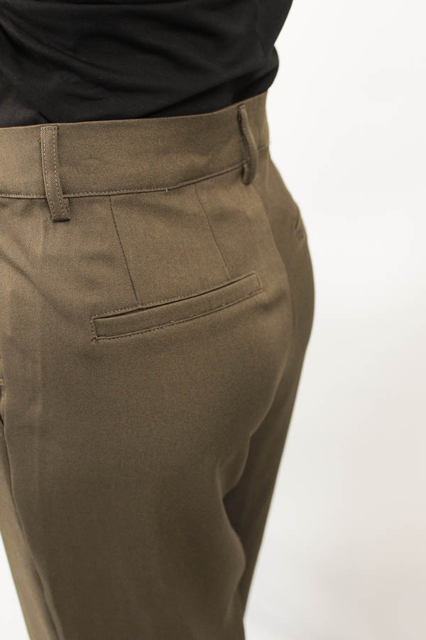 Wide pantalon bruin | Safia - Afbeelding 4