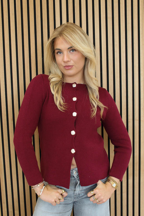 Trui_gouden_knoop_bordeaux_-_Do-3