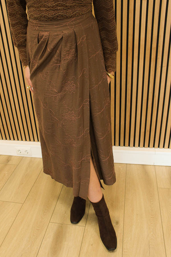 Rok_borduursel_bruin_3-3