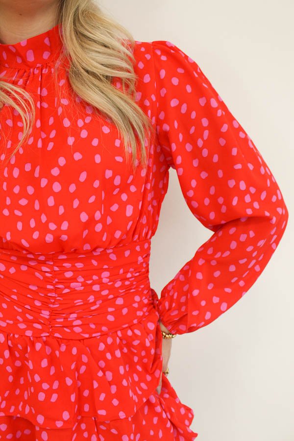 Jurk_stippen_rood_-_Yade_2-0279