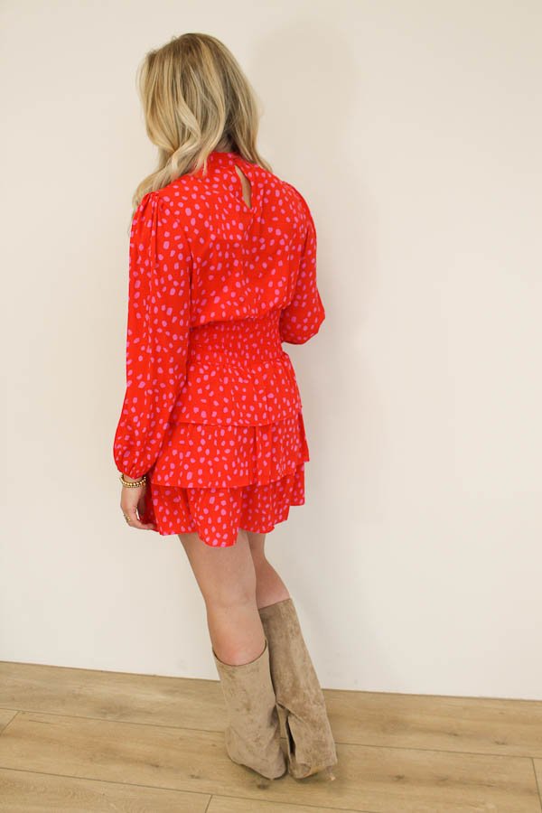 Jurk_stippen_rood_-_Yade_4-0280