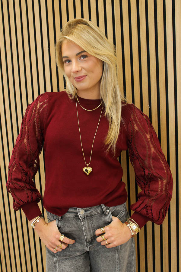 Kanten_trui_bordeaux_-_Lize-6755